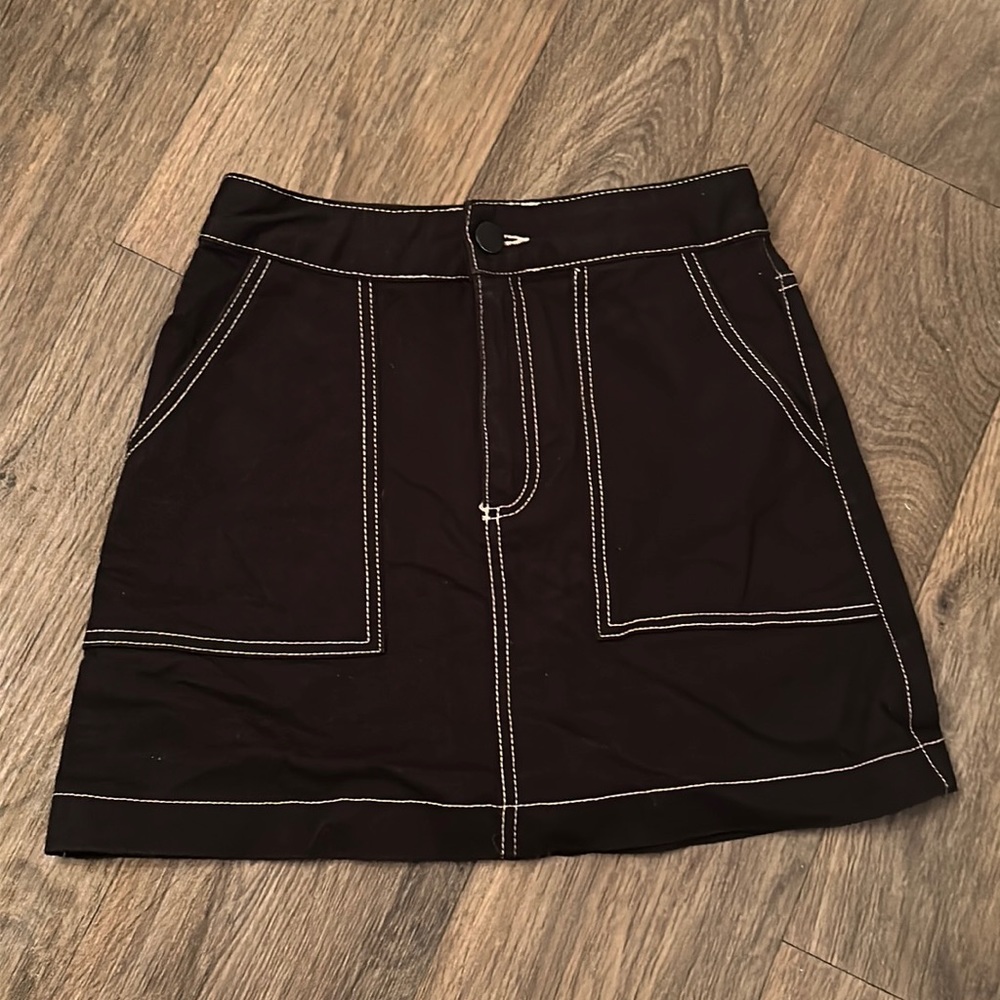 Zara XS Denim Mini Skirt Trf Collection